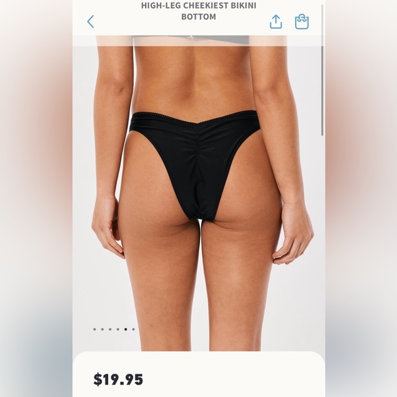 Hollister High Leg Super Cheeky Bikini Bottom 👙 - Picture 4 of 5